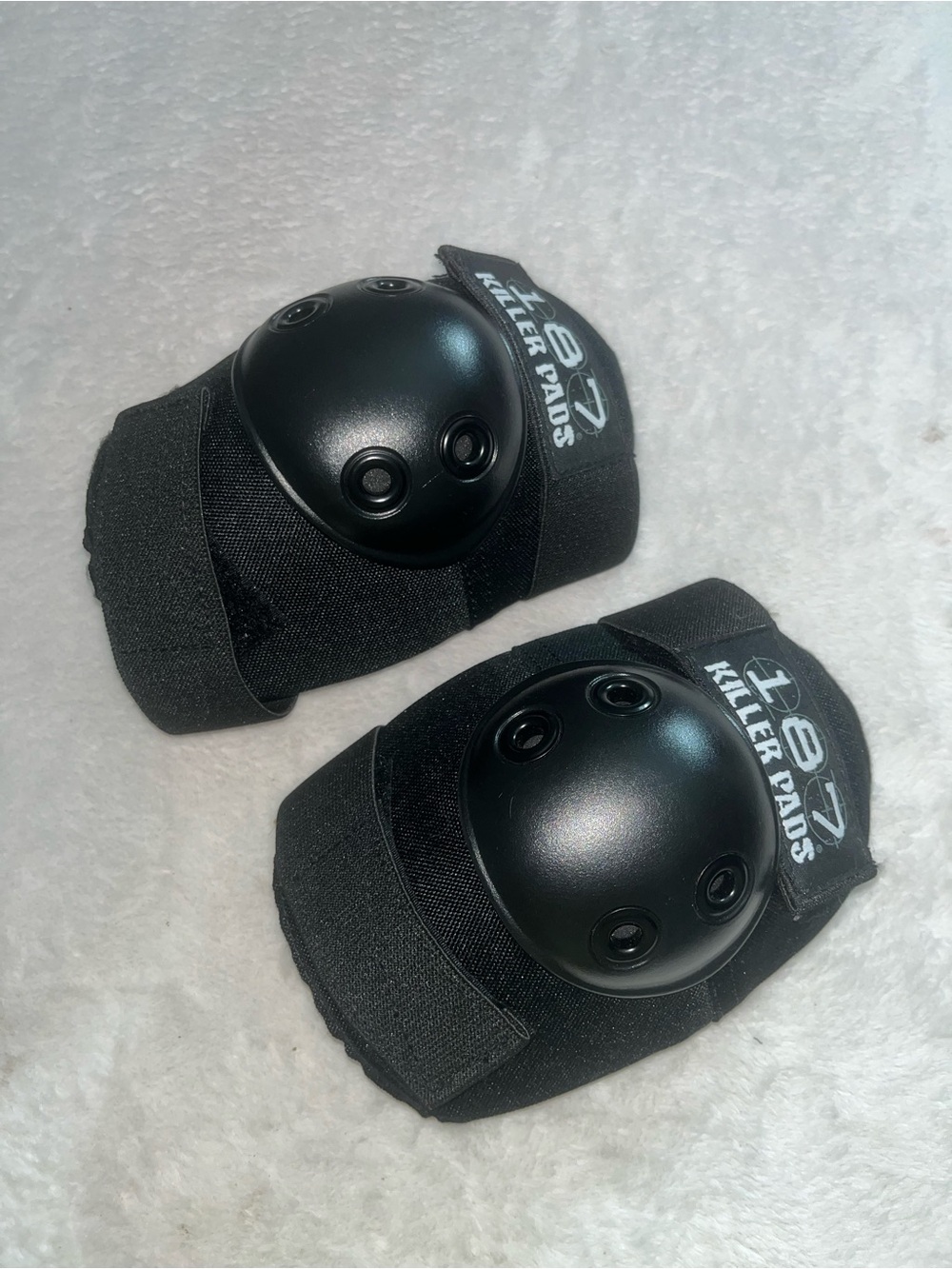 187 Killer Roller Derby Adult Women’s Black Elbow Protective Pads for Skating